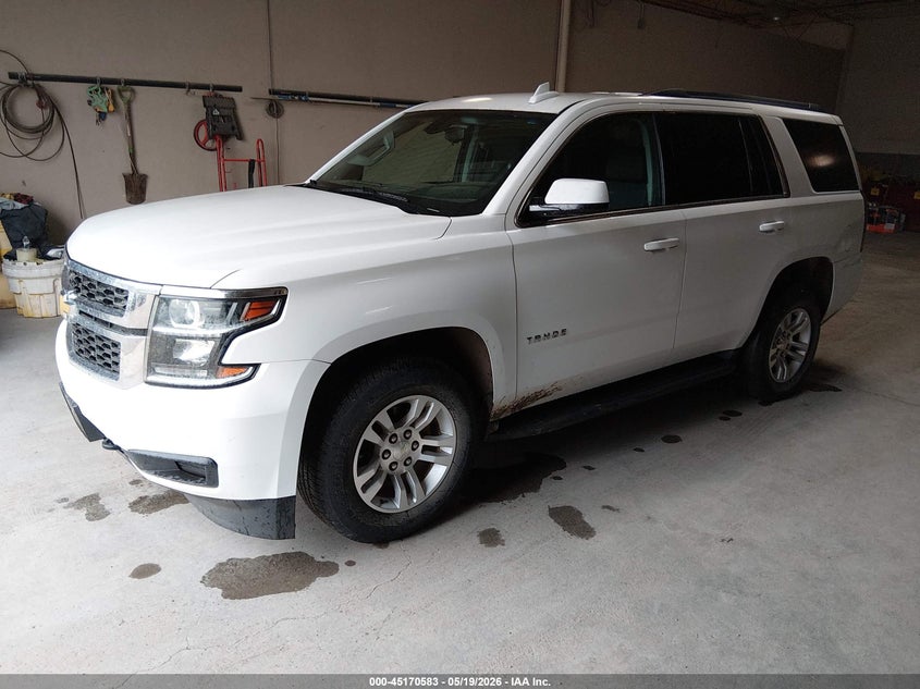 2017 Chevrolet Tahoe VIN 1GNSKAEC0HR309283 IAAI salvage auction — FRONT END, Sf97 (Oklahoma), sold $18,100 on 2026-07-09 (photo 2)