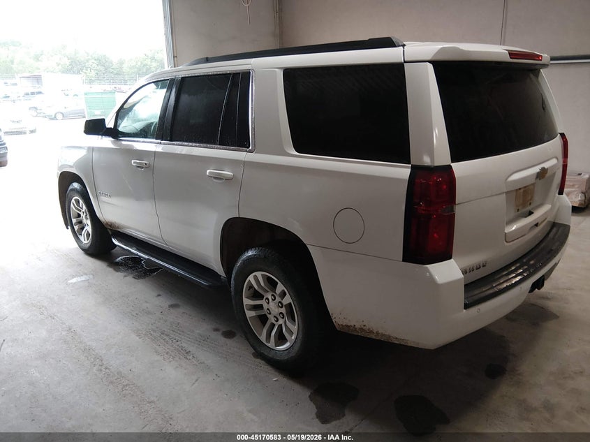 2017 Chevrolet Tahoe VIN 1GNSKAEC0HR309283 IAAI salvage auction — FRONT END, Sf97 (Oklahoma), sold $18,100 on 2026-07-09 (photo 3)