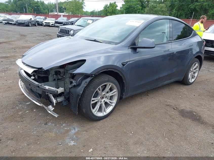 2023 Tesla Model y VIN 7SAYGDEE3PA179835 IAAI salvage auction — FRONT END, Salvage Title, sold $12,400 on 2026-07-18 (photo 2)