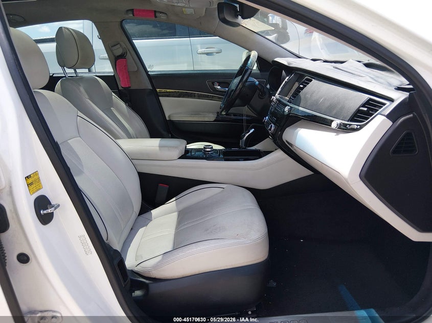 2015 Kia K900 VIN KNALW4D48F6017910 IAAI salvage auction — FRONT END, Salvage Title, sold $1,150 on 2026-07-14 (photo 5)