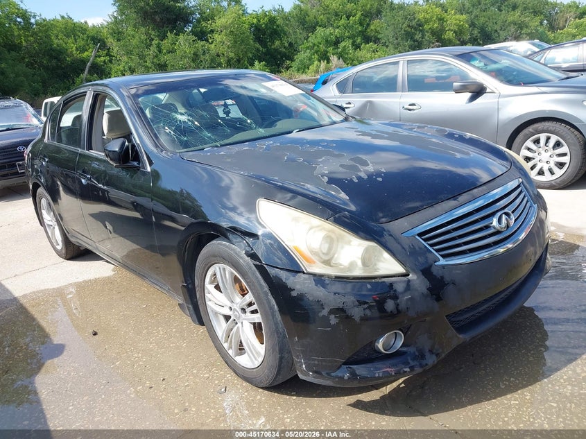 2011 Infiniti G25 VIN JN1DV6AP3BM600950 IAAI salvage auction — NORMAL WEAR, Original (Texas), sold $375 on 2026-07-06 (photo 1)
