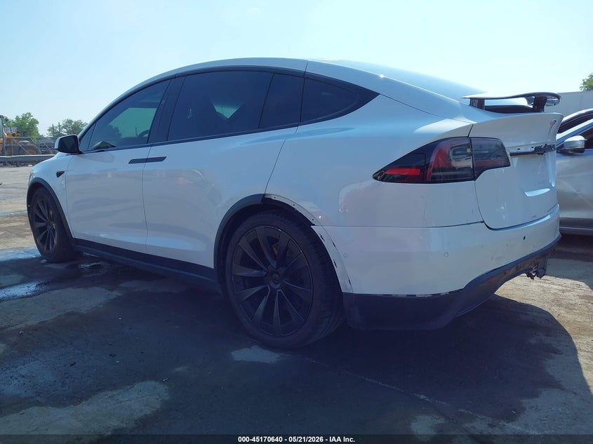 2022 Tesla Model x VIN 7SAXCBE57NF361677 IAAI salvage auction — REAR END, Salvage (South Carolina), sold $23,200 on 2026-07-29 (photo 3)