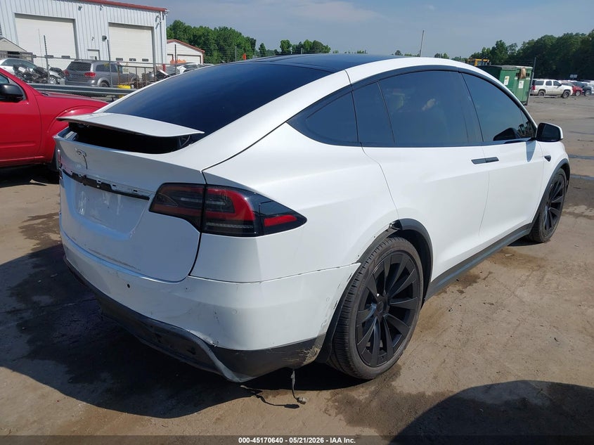 2022 Tesla Model x VIN 7SAXCBE57NF361677 IAAI salvage auction — REAR END, Salvage (South Carolina), sold $23,200 on 2026-07-29 (photo 4)