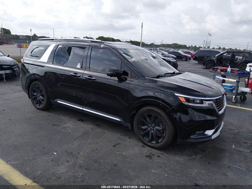 2022 Kia Carnival VIN KNDNE5H30N6079662 IAAI salvage auction — SIDE, Salvage Title, sold $9,550 on 2026-07-17 (photo 1)