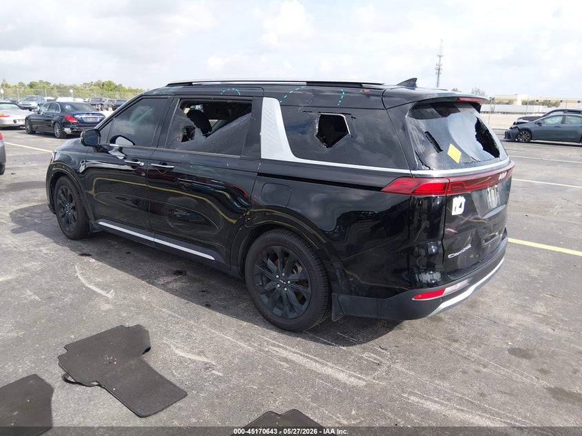 2022 Kia Carnival VIN KNDNE5H30N6079662 IAAI salvage auction — SIDE, Salvage Title, sold $9,550 on 2026-07-17 (photo 3)