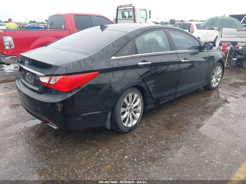 2013 Hyundai Sonata VIN 5NPEC4AC9DH723593 IAAI salvage auction — REAR END, Original (Texas), sold $1,475 on 2026-07-22 (photo 4)