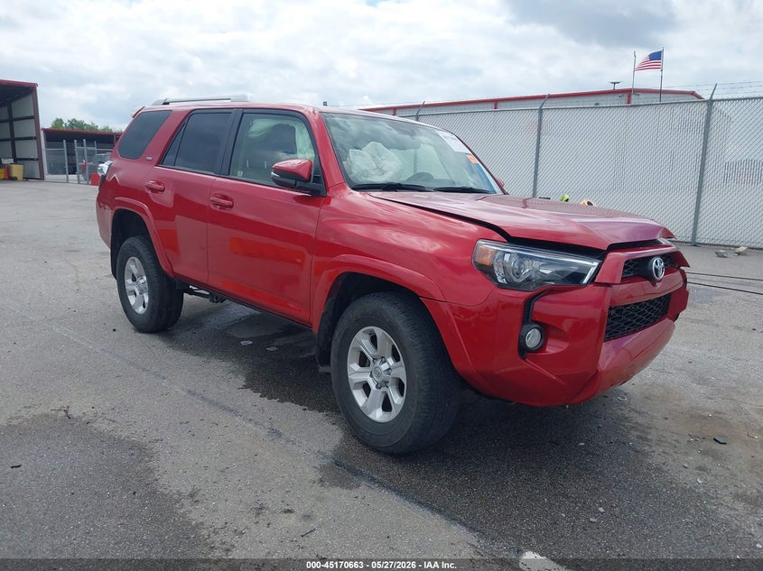 2015 Toyota 4runner VIN JTEBU5JR9F5212555 IAAI salvage auction — FRONT END, Salvage Title, sold $925 on 2026-07-23 (photo 1)