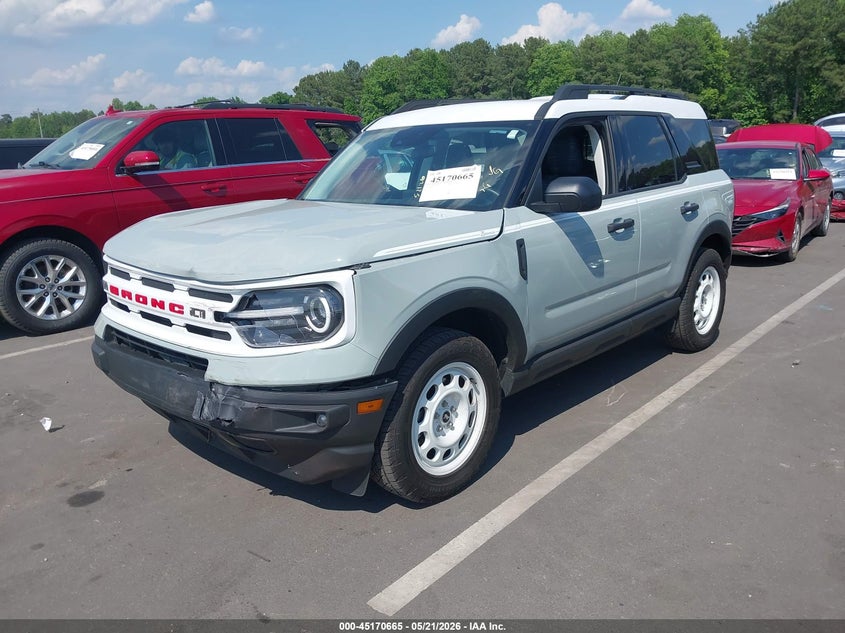 2024 Ford Bronco sport VIN 3FMCR9G6XRRE57330 IAAI salvage auction — FRONT END, Salvage (Idaho), sold $7,100 on 2026-07-29 (photo 2)