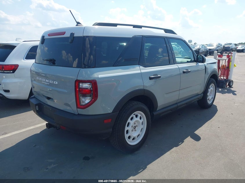 2024 Ford Bronco sport VIN 3FMCR9G6XRRE57330 IAAI salvage auction — FRONT END, Salvage (Idaho), sold $7,100 on 2026-07-29 (photo 4)
