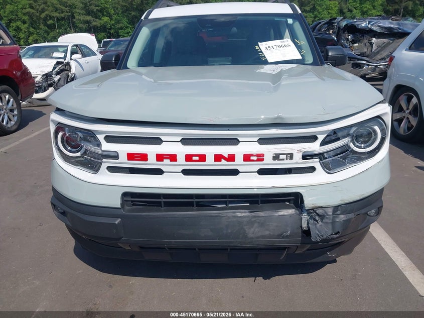 2024 Ford Bronco sport VIN 3FMCR9G6XRRE57330 IAAI salvage auction — FRONT END, Salvage (Idaho), sold $7,100 on 2026-07-29 (photo 6)