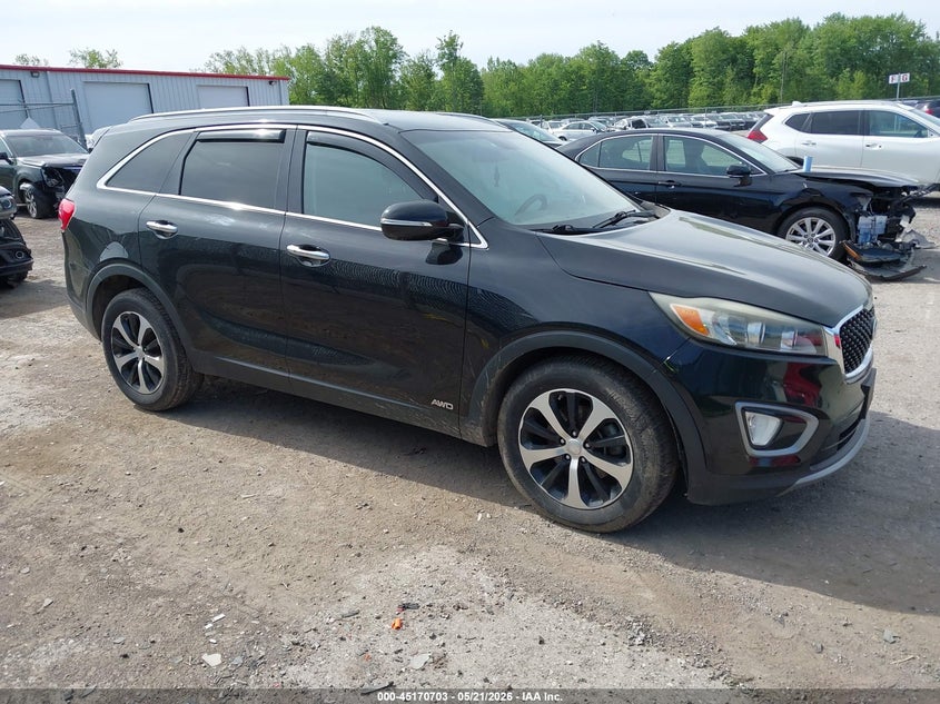 2016 Kia Sorento VIN 5XYPHDA11GG049749 IAAI salvage auction — LEFT FRONT, Mv-907A (New York), sold $1,850 on 2026-07-07 (photo 1)
