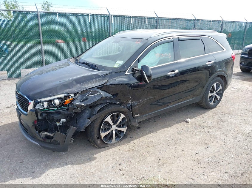 2016 Kia Sorento VIN 5XYPHDA11GG049749 IAAI salvage auction — LEFT FRONT, Mv-907A (New York), sold $1,850 on 2026-07-07 (photo 2)