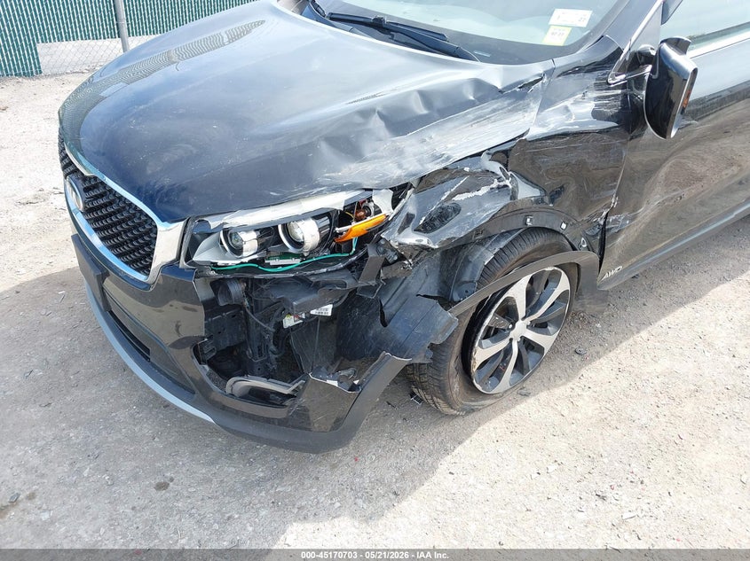 2016 Kia Sorento VIN 5XYPHDA11GG049749 IAAI salvage auction — LEFT FRONT, Mv-907A (New York), sold $1,850 on 2026-07-07 (photo 6)