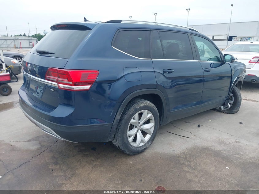 2018 Volkswagen Atlas VIN 1V2AP2CA0JC540107 IAAI salvage auction — FRONT END, Salvage (Texas), sold $2,100 on 2026-07-09 (photo 4)