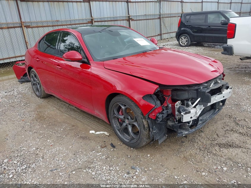 2017 Alfa romeo Giulia VIN ZARFAEEN5H7531163 IAAI salvage auction — FRONT END, Salvage (Ohio), sold $5,900 on 2026-07-09 (photo 1)