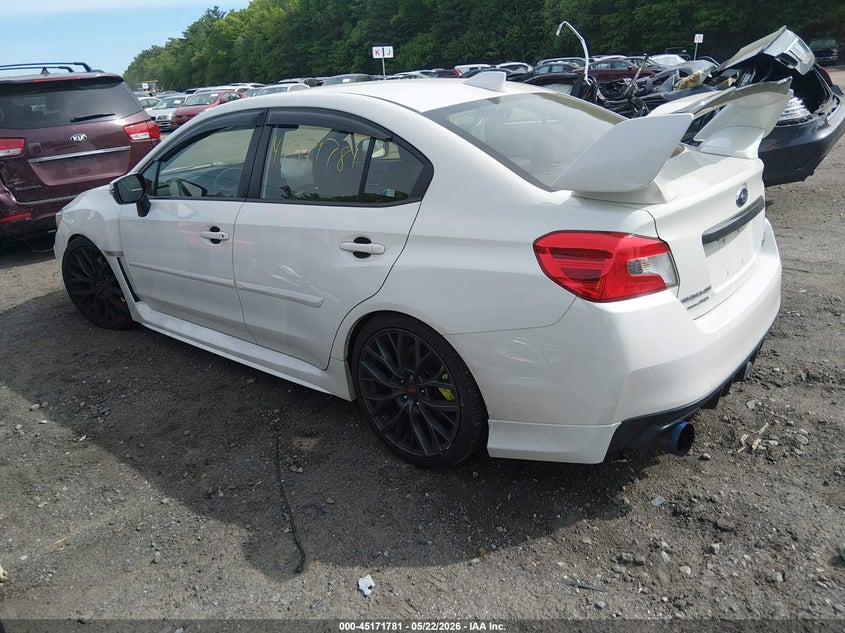 2018 Subaru Wrx sti VIN JF1VA2W61J9810685 IAAI salvage auction — RIGHT FRONT, Salvage (Massachusetts), sold $6,500 on 2026-07-21 (photo 3)