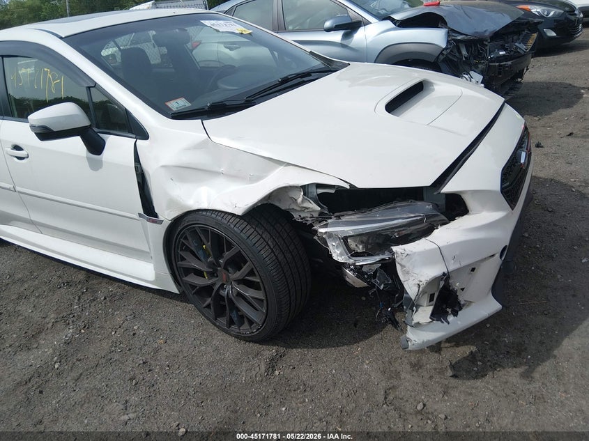 2018 Subaru Wrx sti VIN JF1VA2W61J9810685 IAAI salvage auction — RIGHT FRONT, Salvage (Massachusetts), sold $6,500 on 2026-07-21 (photo 6)
