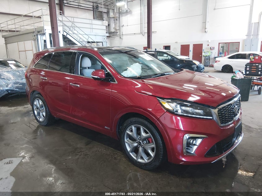 2019 Kia Sorento VIN 5XYPKDA53KG537999 IAAI salvage auction — FRONT END, Salvage (Idaho), sold $1,750 on 2026-07-24 (photo 1)