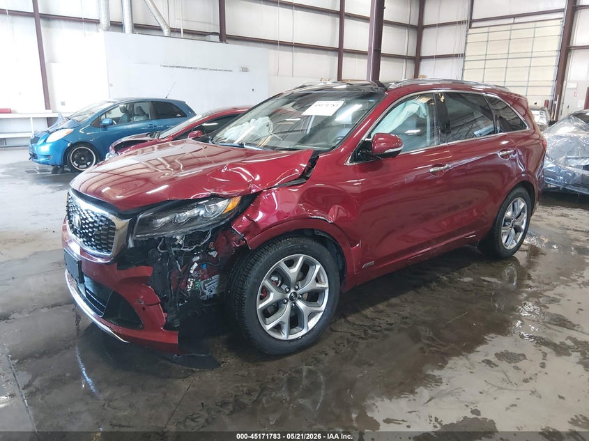 2019 Kia Sorento VIN 5XYPKDA53KG537999 IAAI salvage auction — FRONT END, Salvage (Idaho), sold $1,750 on 2026-07-24 (photo 2)