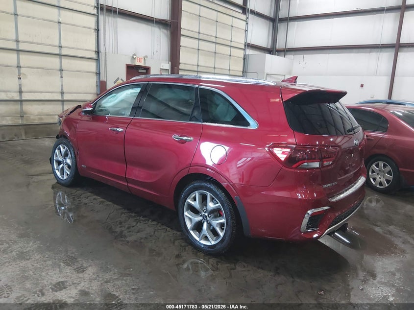 2019 Kia Sorento VIN 5XYPKDA53KG537999 IAAI salvage auction — FRONT END, Salvage (Idaho), sold $1,750 on 2026-07-24 (photo 3)