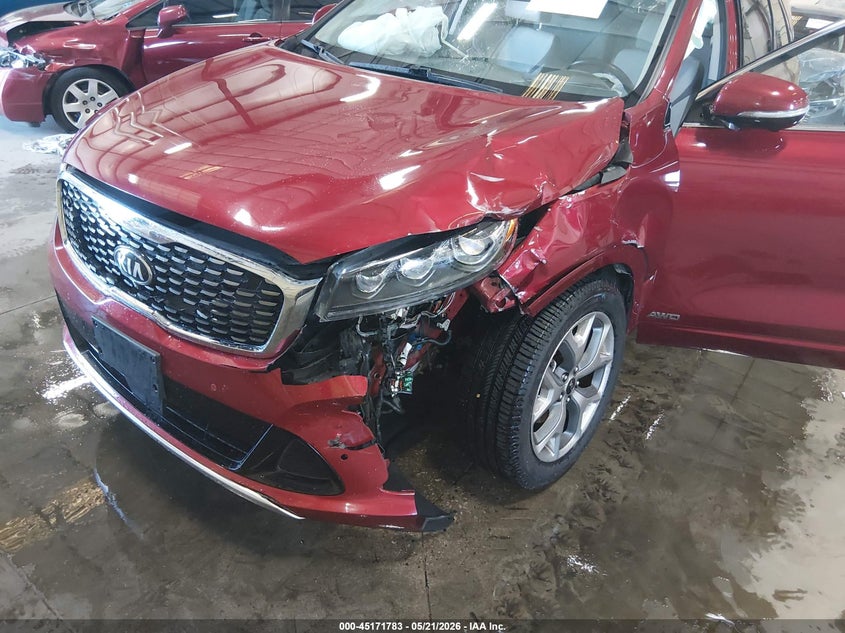 2019 Kia Sorento VIN 5XYPKDA53KG537999 IAAI salvage auction — FRONT END, Salvage (Idaho), sold $1,750 on 2026-07-24 (photo 6)