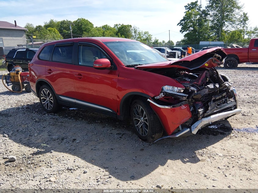 2016 Mitsubishi Outlander VIN JA4AZ3A3XGZ020583 IAAI salvage auction — FRONT END, Salvage Title, sold $1,675 on 2026-07-29 (photo 1)