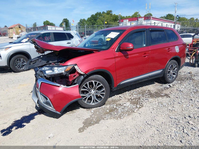 2016 Mitsubishi Outlander VIN JA4AZ3A3XGZ020583 IAAI salvage auction — FRONT END, Salvage Title, sold $1,675 on 2026-07-29 (photo 2)