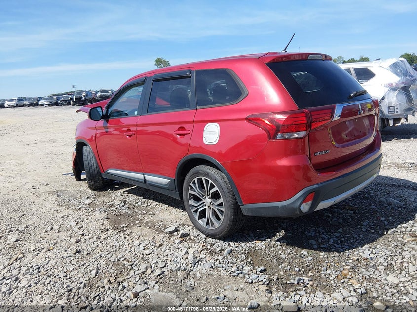 2016 Mitsubishi Outlander VIN JA4AZ3A3XGZ020583 IAAI salvage auction — FRONT END, Salvage Title, sold $1,675 on 2026-07-29 (photo 3)