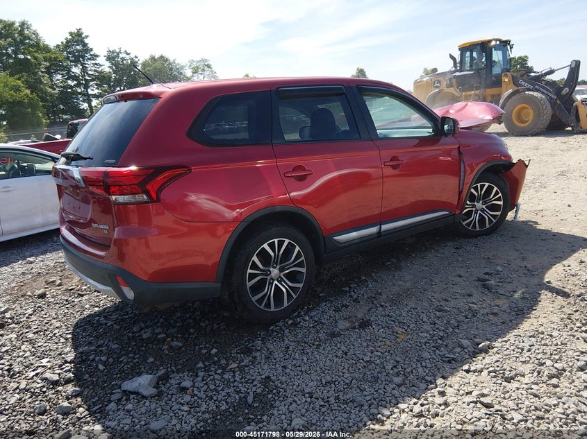 2016 Mitsubishi Outlander VIN JA4AZ3A3XGZ020583 IAAI salvage auction — FRONT END, Salvage Title, sold $1,675 on 2026-07-29 (photo 4)