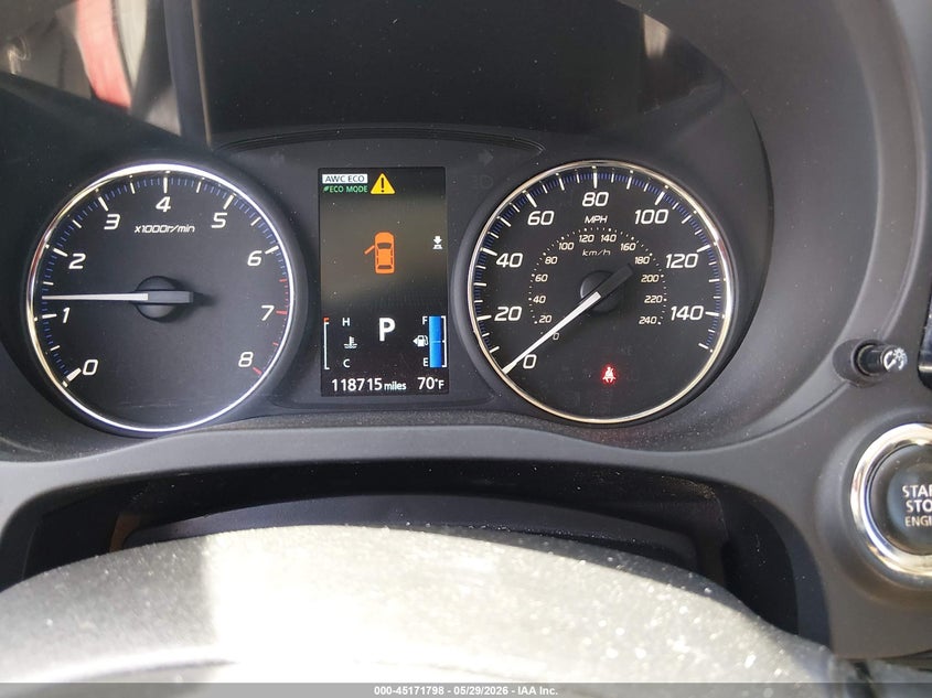 2016 Mitsubishi Outlander VIN JA4AZ3A3XGZ020583 IAAI salvage auction — FRONT END, Salvage Title, sold $1,675 on 2026-07-29 (photo 7)