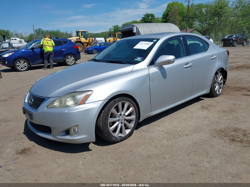 2010 Lexus Is 250 VIN JTHCF5C23A2032547 IAAI salvage auction — RIGHT FRONT, Salvage (Idaho), sold $1,025 on 2026-07-16 (photo 2)