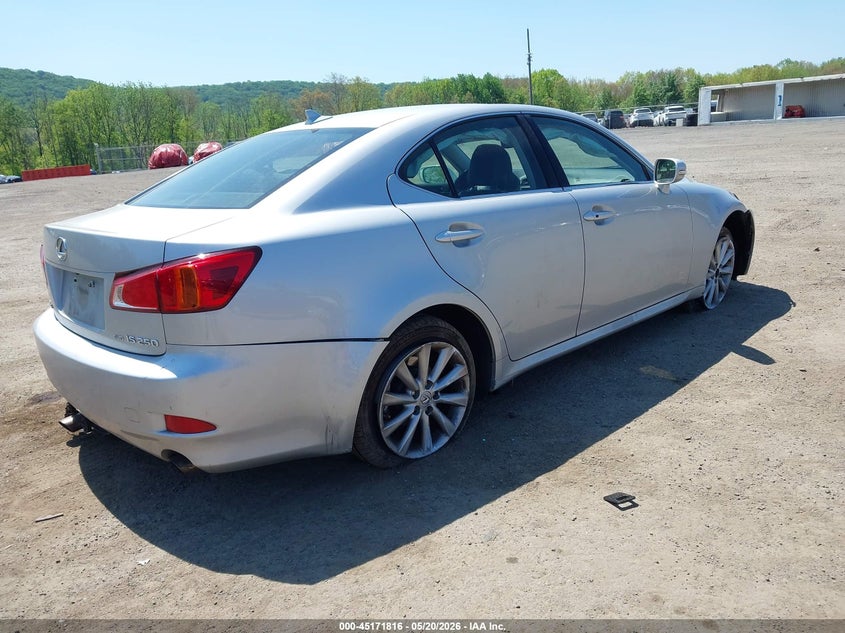 2010 Lexus Is 250 VIN JTHCF5C23A2032547 IAAI salvage auction — RIGHT FRONT, Salvage (Idaho), sold $1,025 on 2026-07-16 (photo 4)