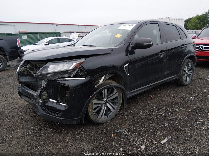 2021 Mitsubishi Outlander VIN JA4APVAU9MU016012 IAAI salvage auction — FRONT END, Salvage Title, sold $2,000 on 2026-08-01 (photo 2)