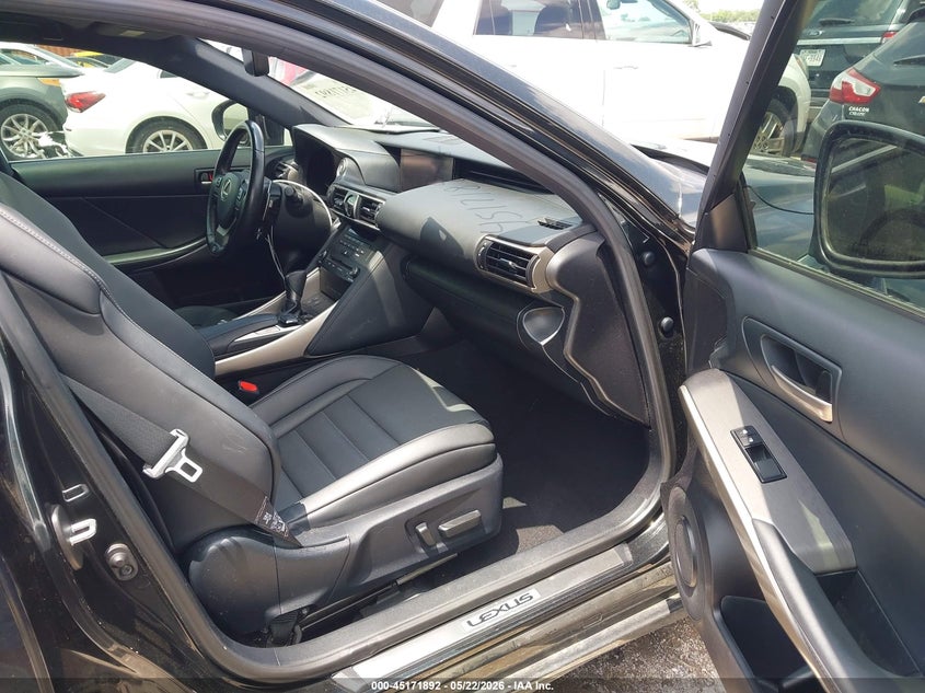 2020 Lexus Is VIN JTHGA1D23L5108910 IAAI salvage auction — FRONT & REAR, Original (Texas), sold $11,500 on 2026-07-28 (photo 5)
