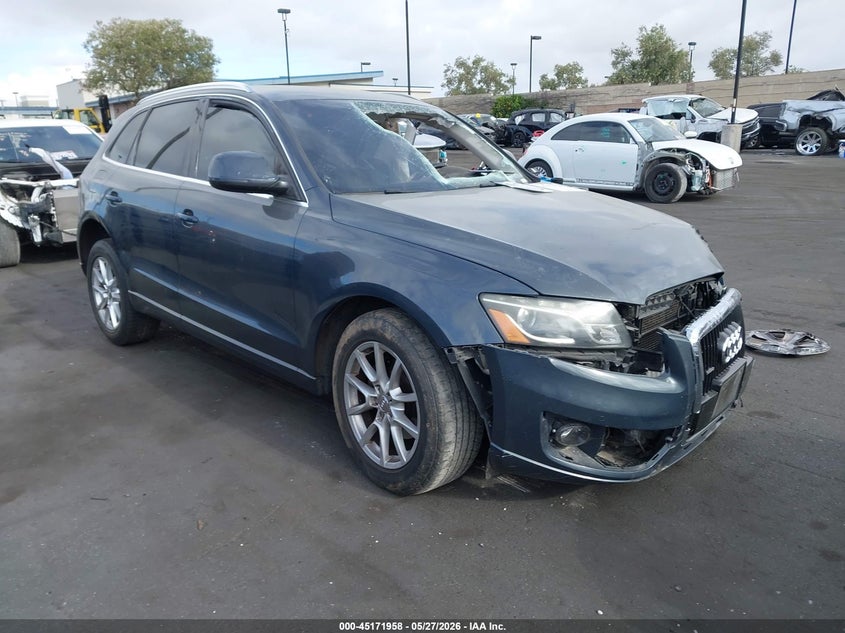 2010 Audi Q5 VIN WA1LKAFPXAA105166 IAAI salvage auction — FRONT END, Salvage Certificate (California), sold $375 on 2026-07-31 (photo 1)