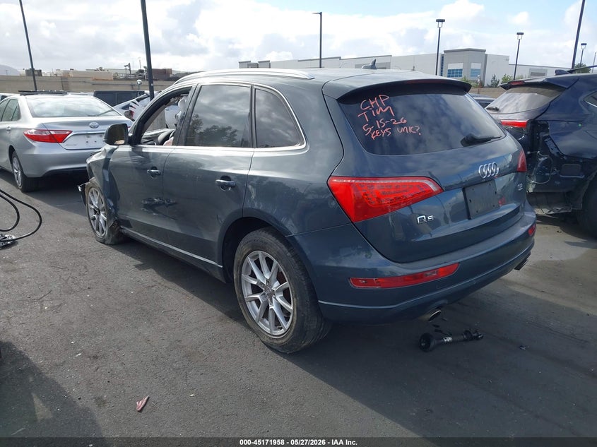 2010 Audi Q5 VIN WA1LKAFPXAA105166 IAAI salvage auction — FRONT END, Salvage Certificate (California), sold $375 on 2026-07-31 (photo 3)