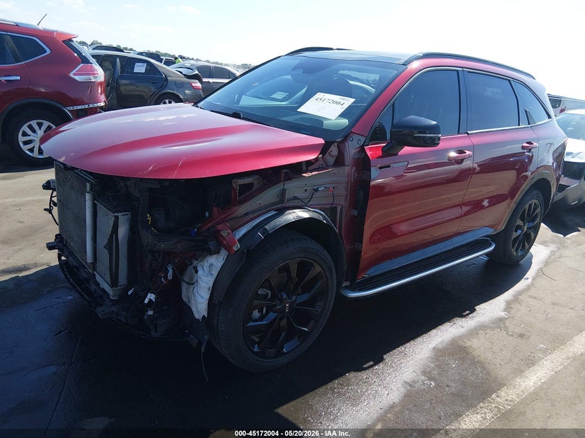 2021 Kia Sorento VIN 5XYRKDLF5MG044262 IAAI salvage auction — FRONT END, Salvage (North Carolina), sold $6,100 on 2026-07-22 (photo 2)