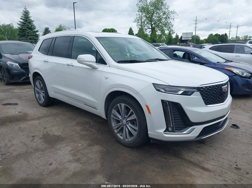2024 Cadillac Xt6 VIN 1GYKPDRS4RZ740167 IAAI salvage auction — LEFT SIDE, Clear (Michigan), sold $14,300 on 2026-07-23 (photo 1)