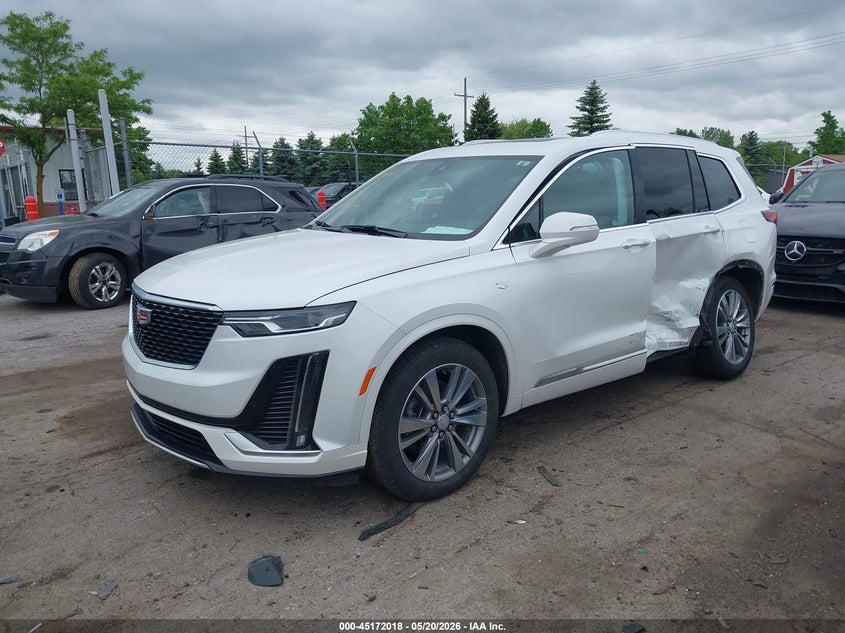 2024 Cadillac Xt6 VIN 1GYKPDRS4RZ740167 IAAI salvage auction — LEFT SIDE, Clear (Michigan), sold $14,300 on 2026-07-23 (photo 2)