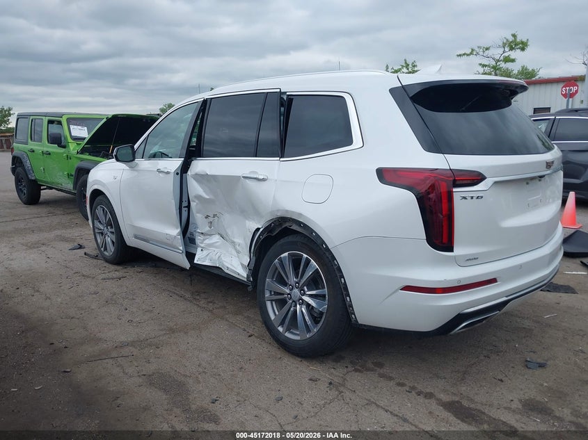 2024 Cadillac Xt6 VIN 1GYKPDRS4RZ740167 IAAI salvage auction — LEFT SIDE, Clear (Michigan), sold $14,300 on 2026-07-23 (photo 3)