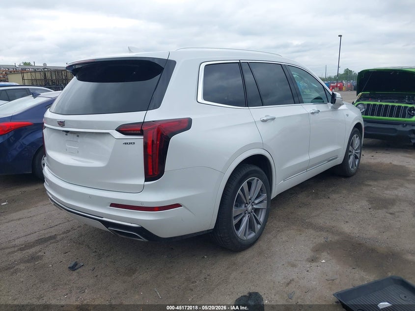 2024 Cadillac Xt6 VIN 1GYKPDRS4RZ740167 IAAI salvage auction — LEFT SIDE, Clear (Michigan), sold $14,300 on 2026-07-23 (photo 4)