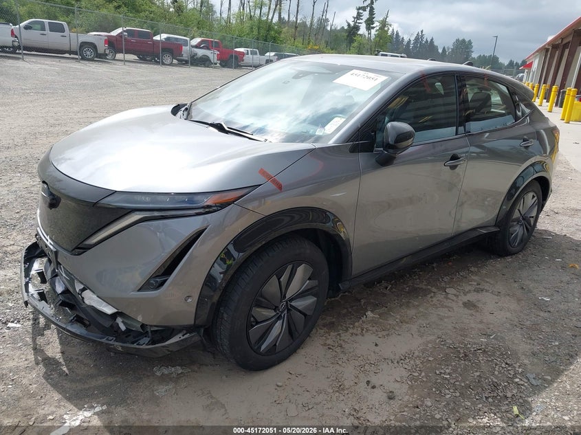 2023 Nissan Ariya VIN JN1DF0CD4PM706909 IAAI salvage auction — FRONT END, Bill Of Sale (Washington), sold $11,850 on 2026-07-16 (photo 2)