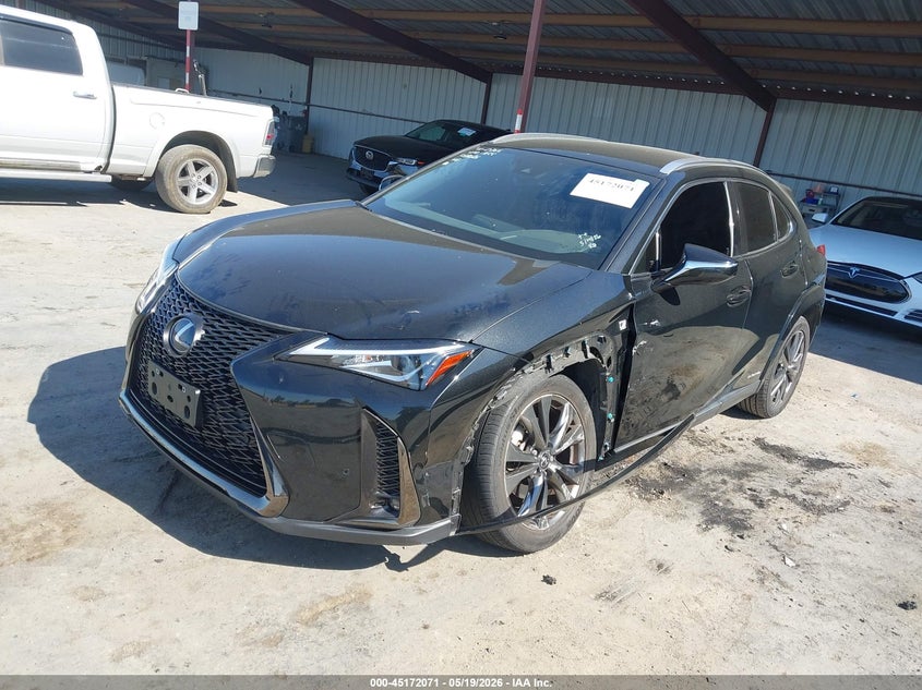 2022 Lexus Ux VIN JTHE9JBH6N2056023 IAAI salvage auction — LEFT FRONT, Salvage (California), sold $13,500 on 2026-07-16 (photo 2)