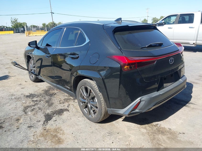 2022 Lexus Ux VIN JTHE9JBH6N2056023 IAAI salvage auction — LEFT FRONT, Salvage (California), sold $13,500 on 2026-07-16 (photo 3)