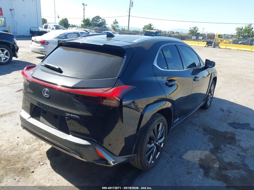 2022 Lexus Ux VIN JTHE9JBH6N2056023 IAAI salvage auction — LEFT FRONT, Salvage (California), sold $13,500 on 2026-07-16 (photo 4)