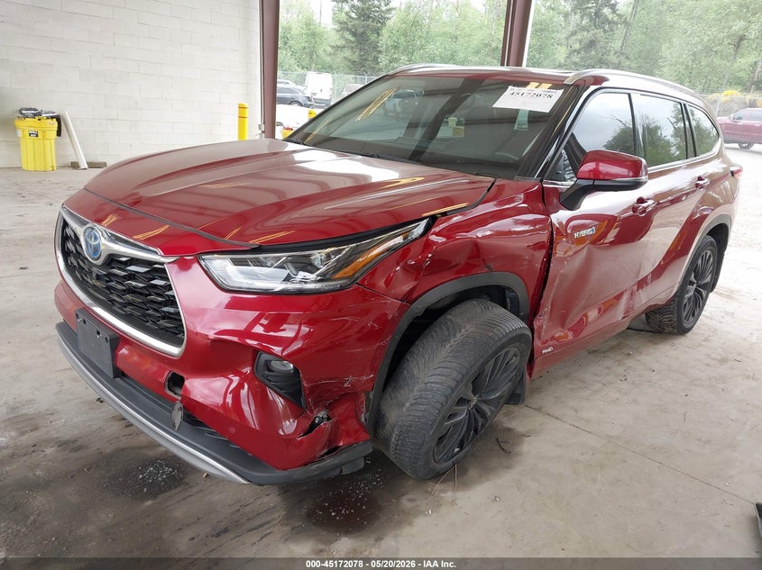 2021 Toyota Highlander VIN 5TDEBRCH3MS043062 IAAI salvage auction — LEFT SIDE, Bill Of Sale (Washington), sold $10,600 on 2026-07-30 (photo 2)