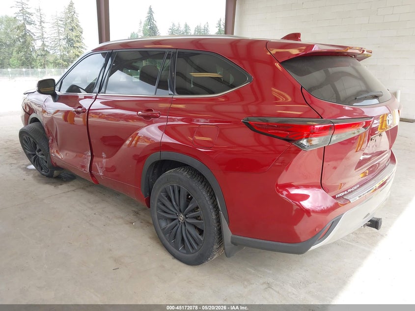 2021 Toyota Highlander VIN 5TDEBRCH3MS043062 IAAI salvage auction — LEFT SIDE, Bill Of Sale (Washington), sold $10,600 on 2026-07-30 (photo 3)