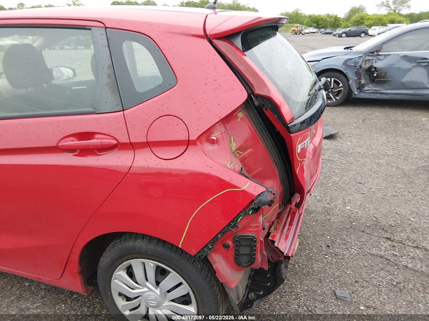 2016 Honda Fit VIN JHMGK5H5XGX005437 IAAI salvage auction — REAR END, Salvage - Greater Than 75% (Maryland), sold $2,050 on 2026-07-09 (photo 6)