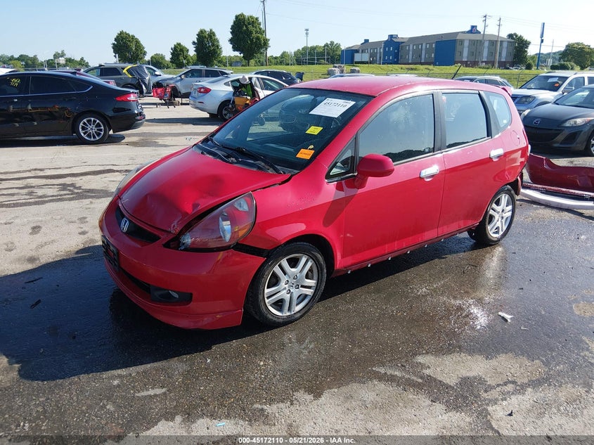 2008 Honda Fit VIN JHMGD38688S030911 IAAI salvage auction — FRONT & REAR, Salvage (Missouri), sold $325 on 2026-07-14 (photo 2)