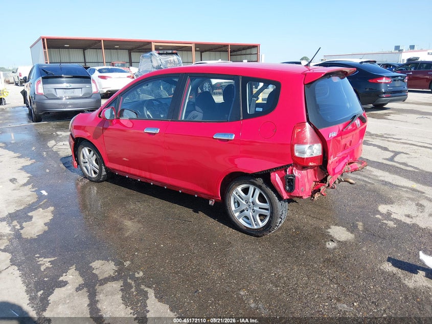 2008 Honda Fit VIN JHMGD38688S030911 IAAI salvage auction — FRONT & REAR, Salvage (Missouri), sold $325 on 2026-07-14 (photo 3)